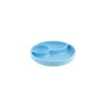 CHICCO PIATTO SILICONE CON VENTOSA BLU