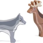 Sevi Mix & Match Lupo/Cervo (4 pz)