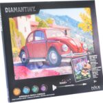 Creative Diamantiny Quadro Retro Card Red