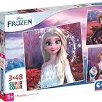 Clementoni Puzzle 3x48 pz. Square Frozen