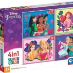 Clementoni Puzzle 4 in 1 Princess