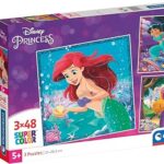 Clementoni Puzzle 3x48 pz. Square Princess