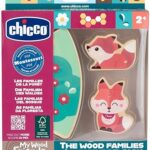 CHICCO LEGNO SET 2 VOLPI MAMMA
