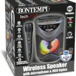 Bontempi Cassa Wireless con Microfono e luci RGB Small
