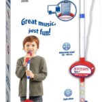 Bontempi Microfono da palcoscenico con effetto luci