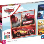 Clementoni Puzzle 3x48 pz. Square Cars