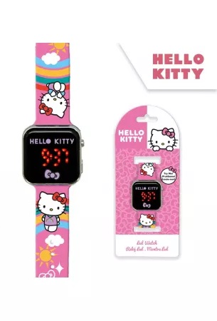 35ccf9b9a27da78613971e4e5acff834 Orologio Digitale Led Hello Kitty - immagine 1