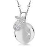 Mamijux Chiama Angeli con Ciuccio piatto cristalli traforato