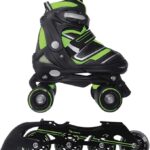 Garlando Pattini 2 in 1 Verde Lime Mis L