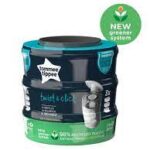 TOMMEE TIPPEE TWIST&CLICK RICARICA 3 PZ PACK GREEN - new