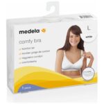 Medela Reggiseno Gravidanza e Allattamento Comfy Bra Mis L Bianco