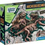 Clementoni Archeogiocando - Trex e Smilodon 2 in 1