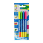 EVIDENZIATORE DOPPIO COLORE FLUO TWICE, BL.4 PZ MITAMA
