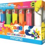 COLORSPLAT,10 MAXITUBI C/PEN.TEMP.PR. LAVAB.24ML+FG A3MITAMA