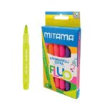 Mitama Pennarelli Jumbo Fluo Triang. Punta Maxi  Scatola 6 pz