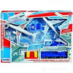 RSToys Playset Aeroporto Internazionale con 2 aerei e 3 veicoli