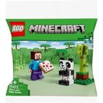 Lego Minecraft Steve e Baby Panda