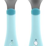 CHICCO POSATE INOX 18M+ AZZURRO