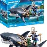 Playmobil Pirates Pirata e Squalo Gigante
