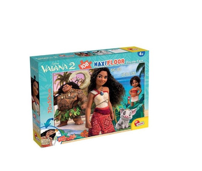 8790eea04582a107e3e2a573b6099132 Puzzle Lisciani Double Face MAXI 108 pz Oceania 2 - immagine 1