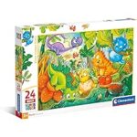 Clementoni Puzzle 24 pz. Maxi Dinos Happy Oasis