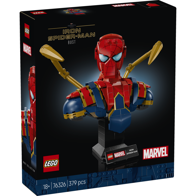07325e3f643ee3e2623b92ec520b245c Lego Super Heroes - Busto di Iron Spider-Man - immagine 1