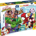 Puzzle Lisciani Double Face MAXI 24 pz Marvel Spidey