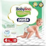 Babylino Pannolino Mutandino Premium Soft N4 Maxi 7/13 Kg 38 pz