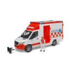 BRUDER Ambulanza MB Sprinter con autista