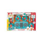 Rstoys Set Fornello Maxi Scuola cucina con Stoviglie