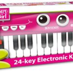 Bontempi Tastiera Elettronica da Tavolo a 24 Tasti Fuxia