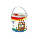 Secchiello con 50 Costruzioni in legno