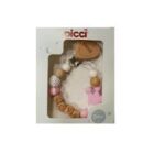 Picci Portaciuccio in Legno Rosa Talco