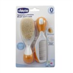 *CHICCO SPAZZOLA E PETTINE ARANCIO