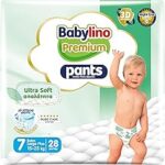 Babylino Pannolino Mutandina Premium Soft N7 XL Plus 15/25 Kg 28 pz