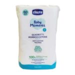 Chicco Baby Moments Quadrotti Morbido Cotone 60 pz.