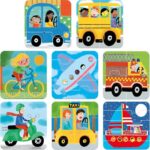 Headu 8 Progressive Puzzle Vehicles