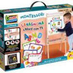 Lisciani Montessori Lavagnona in Legno Cresce con Te