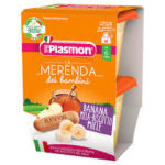 Plasmon Merenda ai Cereali 2x120 gr. Banana - Mela - Biscotto - Miele