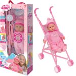 *Pupobello Bambola cm.40 + Passeggino