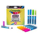Crayola 10 Pennarelli Punta Maxi Lavabili Neon