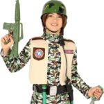 Guirca Set Militare con Cintura e Casco