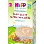 Hipp Crema di Cereali Gr.200 - Mais, Grano Saraceno, Avena