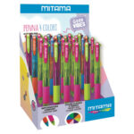 PENNA SCATTO 4 COL. TRENDY GOOD VIBES MITAMA PENNE E REFILL