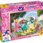 Puzzle Lisciani Double Face MAXI 108 PZ. Disney Princess Rainbow World