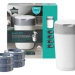 TOMMEE TIPPEE TWIST&CLICK SPECIAL KIT 4 RICARICHE + 1 CONTENITORE BIANCO