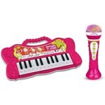 Bontempi Tastiera 24 Tasti con Microfono Karaoke Girl