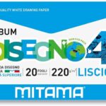 ALBUM DISEGNO ECOBUSTA, LISCIO 20 FG. 24X33 220 GR. MITAMA