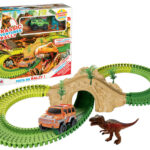 Rstoys Pista Jurassic Adventure con Pick up e Dinosauri