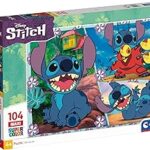 Clementoni Puzzle 104 Pz. MAXI Stitch